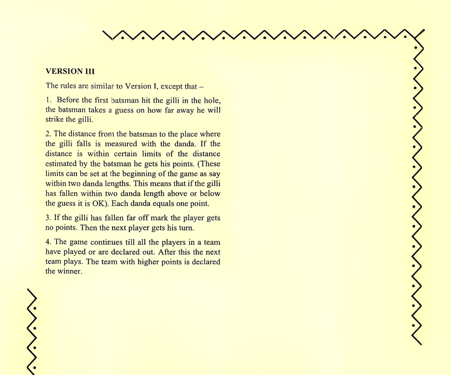 Gilli Danda / Stick and Peg game - Handcrafted and handpainted in Wood