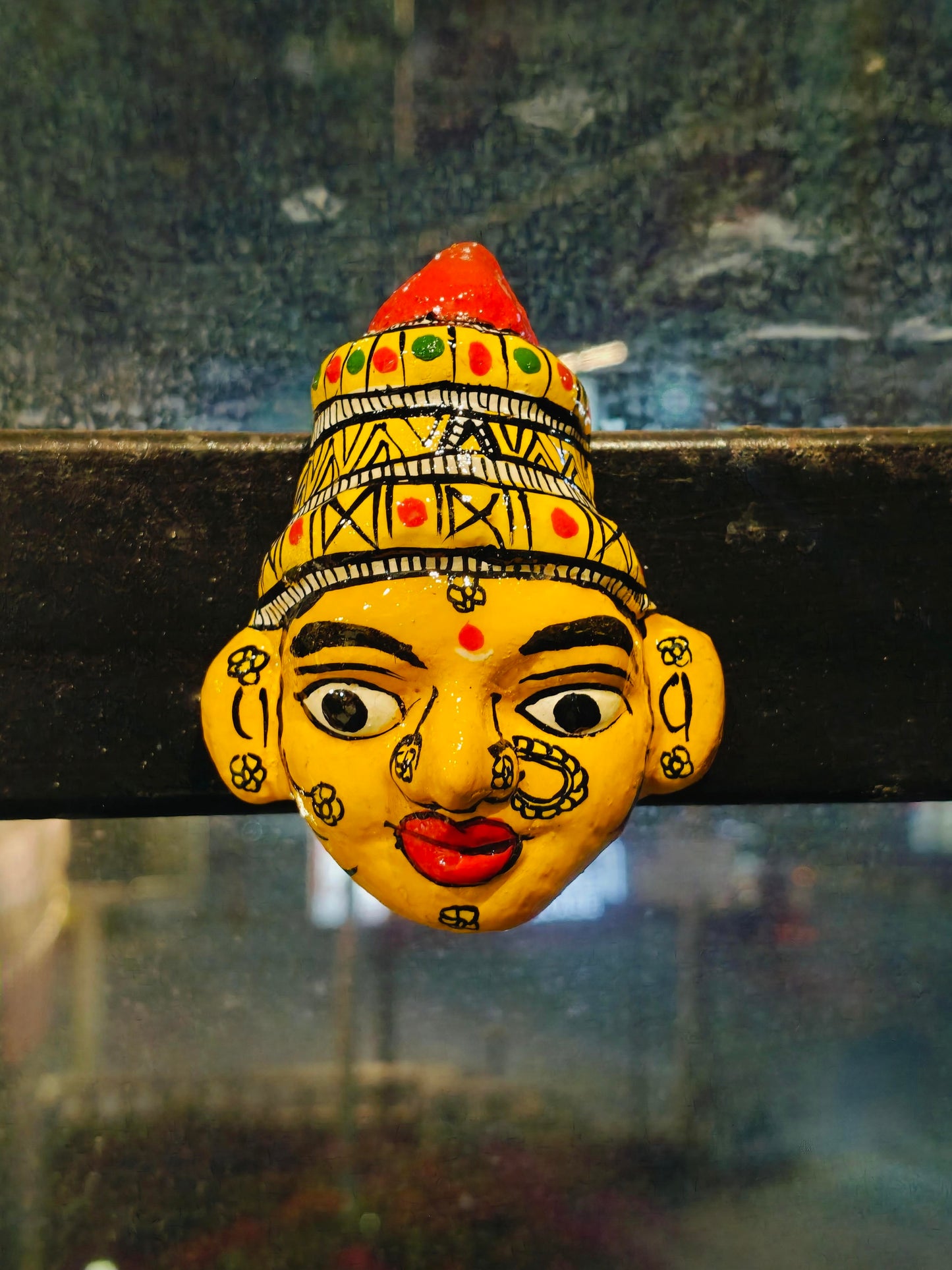 Handcrafted Cheriyal fridge magnet- 3 Inches size