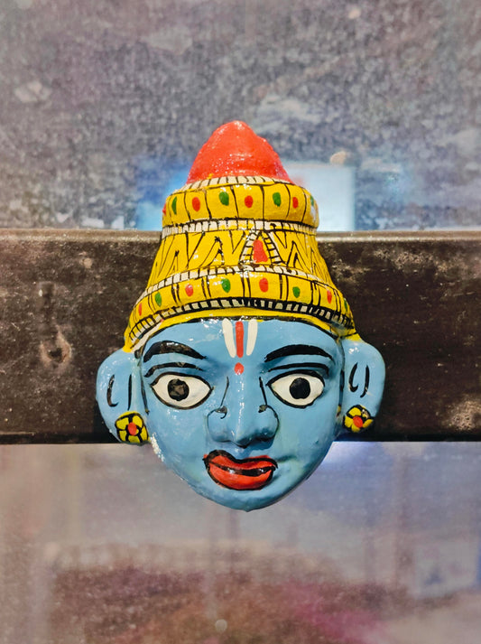 Handcrafted Cheriyal fridge magnet- 3 Inches size