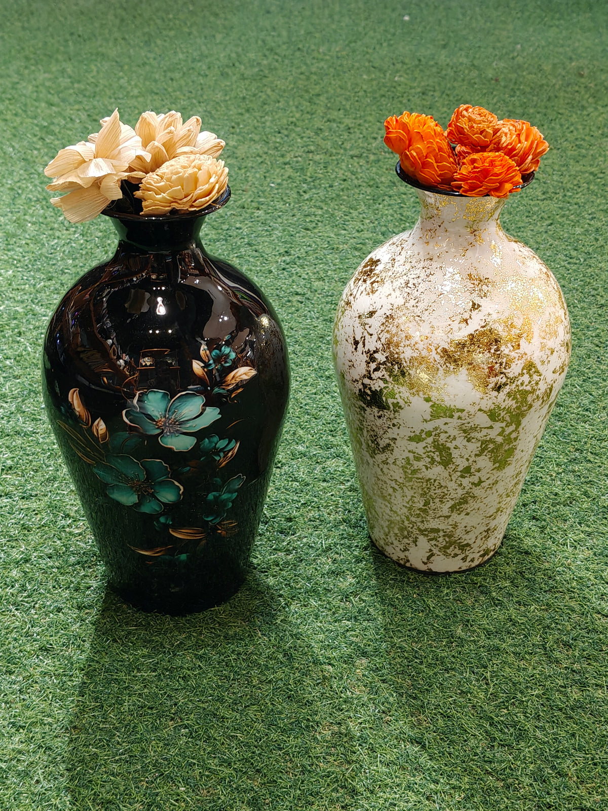12 Inches  metal flower vase - home decor