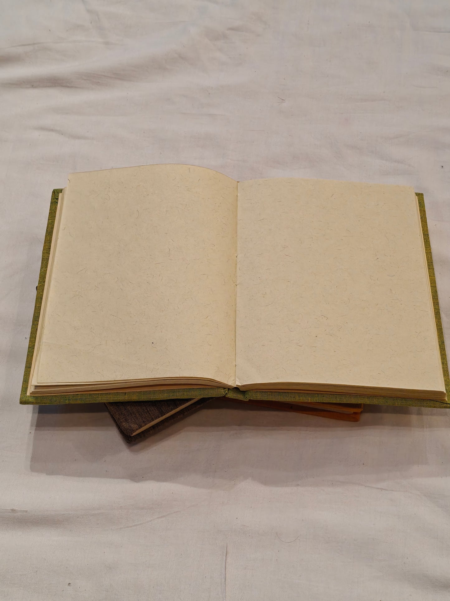 Copper line art covered handmade paper notebook - handcrafted gifts - designs and colors available