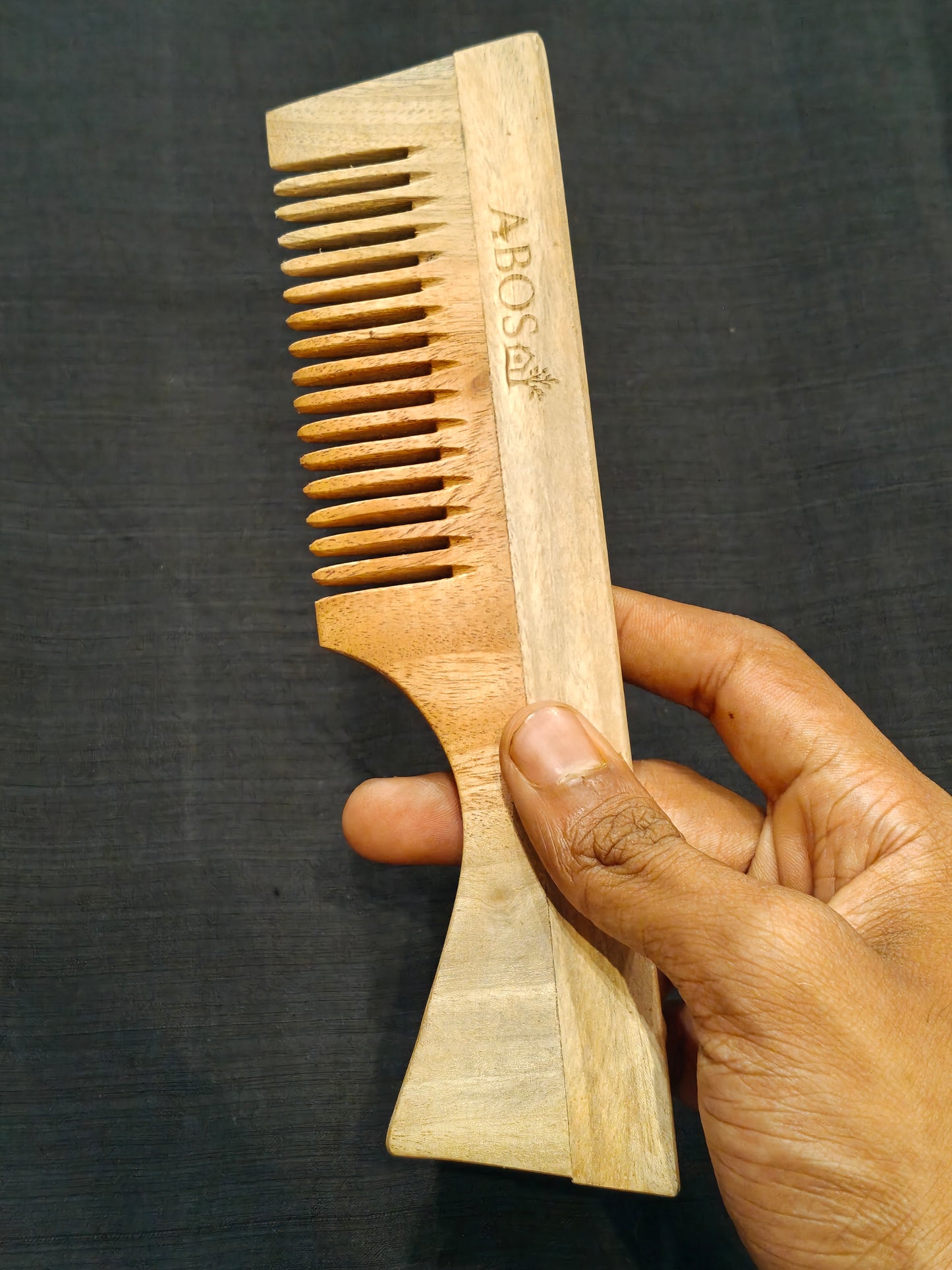 Handcrafted Neem Wood combs in different styles - click to see