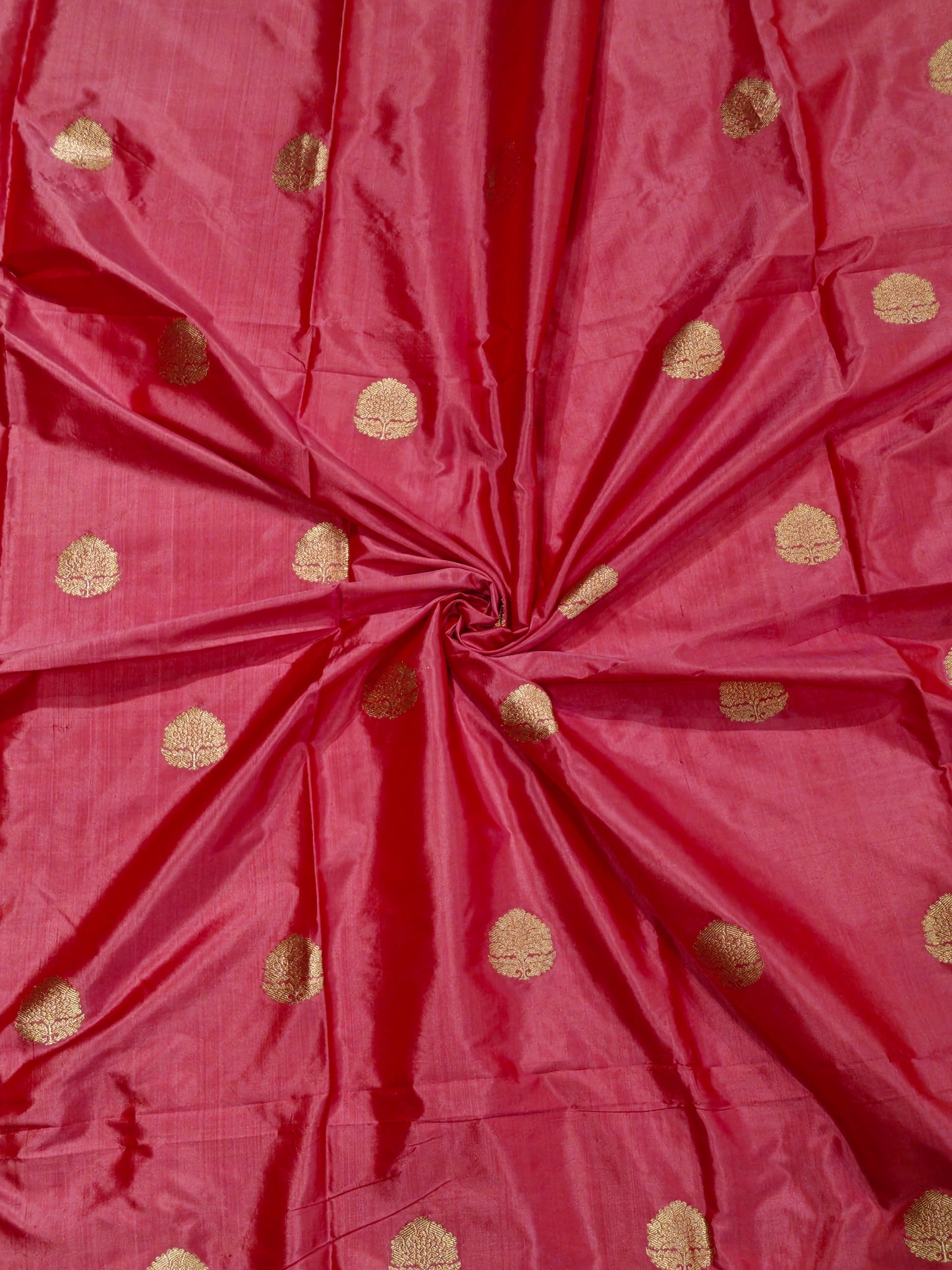 Pure katan silk handloom unstitched blouse piece