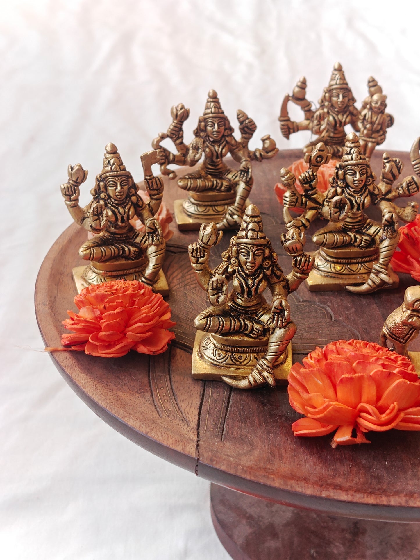 Brass Ashta Lakshmi- set of 8 pieces