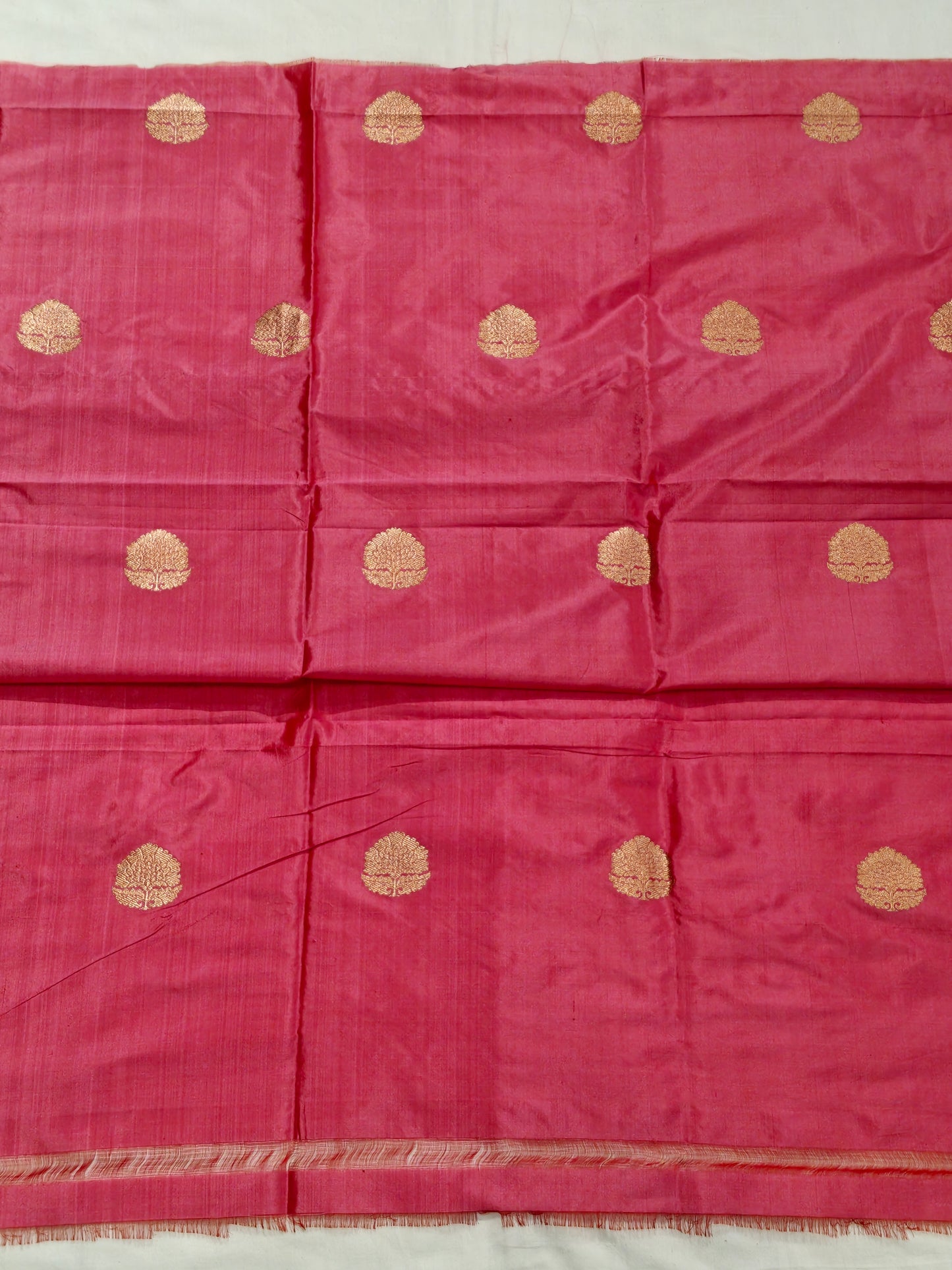 Pure katan silk handloom unstitched blouse piece