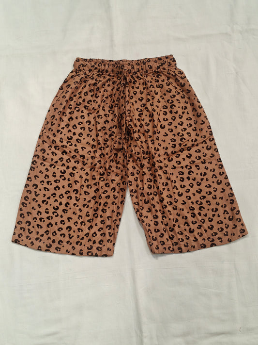 Leopard prints plazo pants for girls