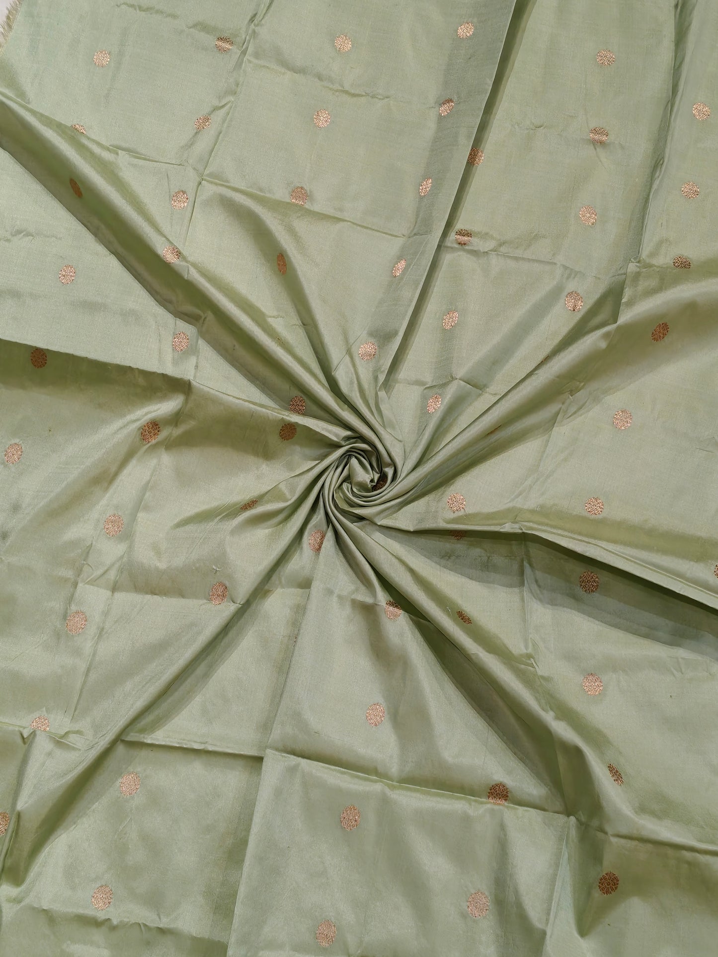 Pure katan silk handloom unstitched blouse piece