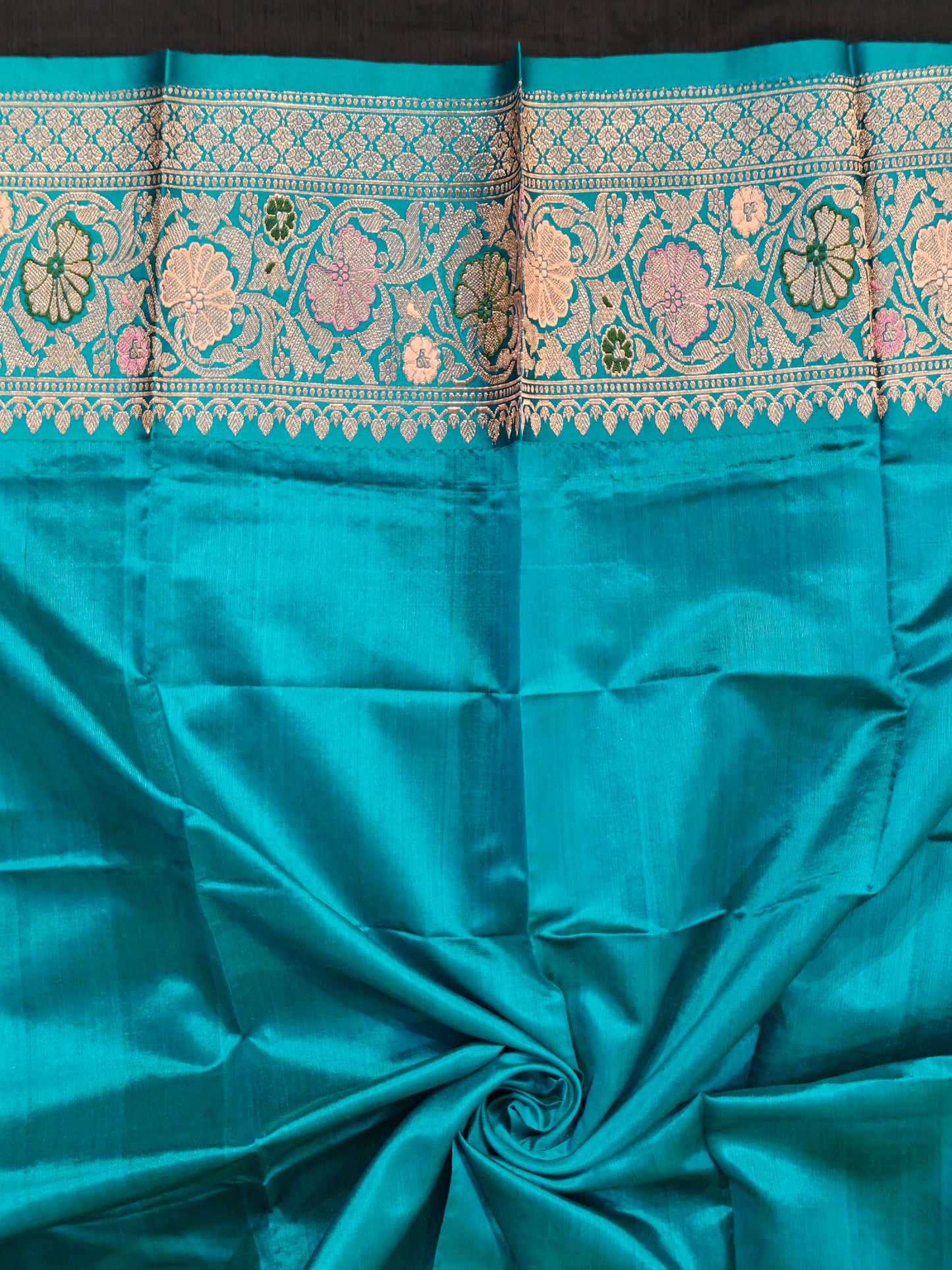 Pure katan silk handloom unstitched blouse piece