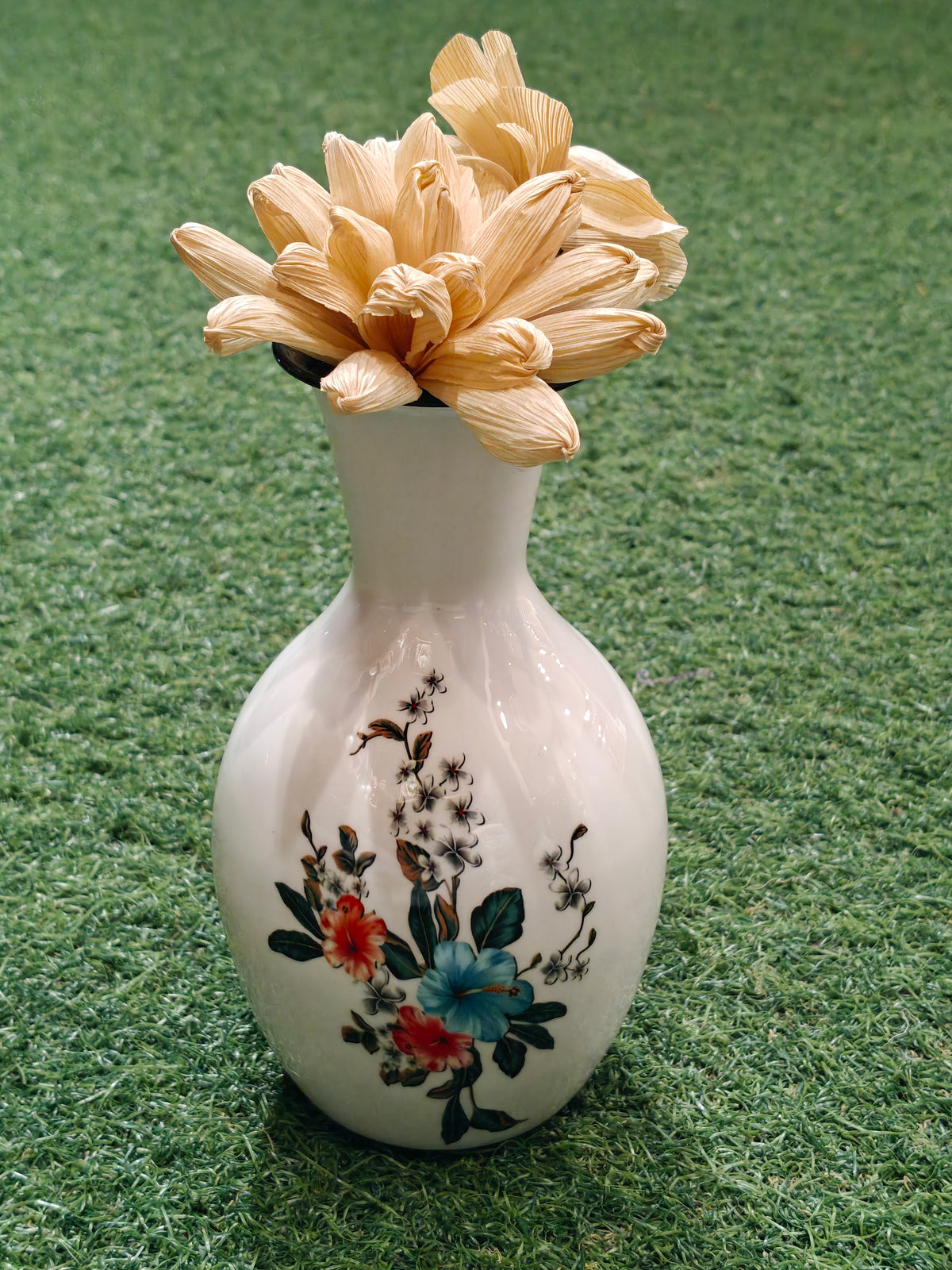 7 Inches metal flower vase - home decor