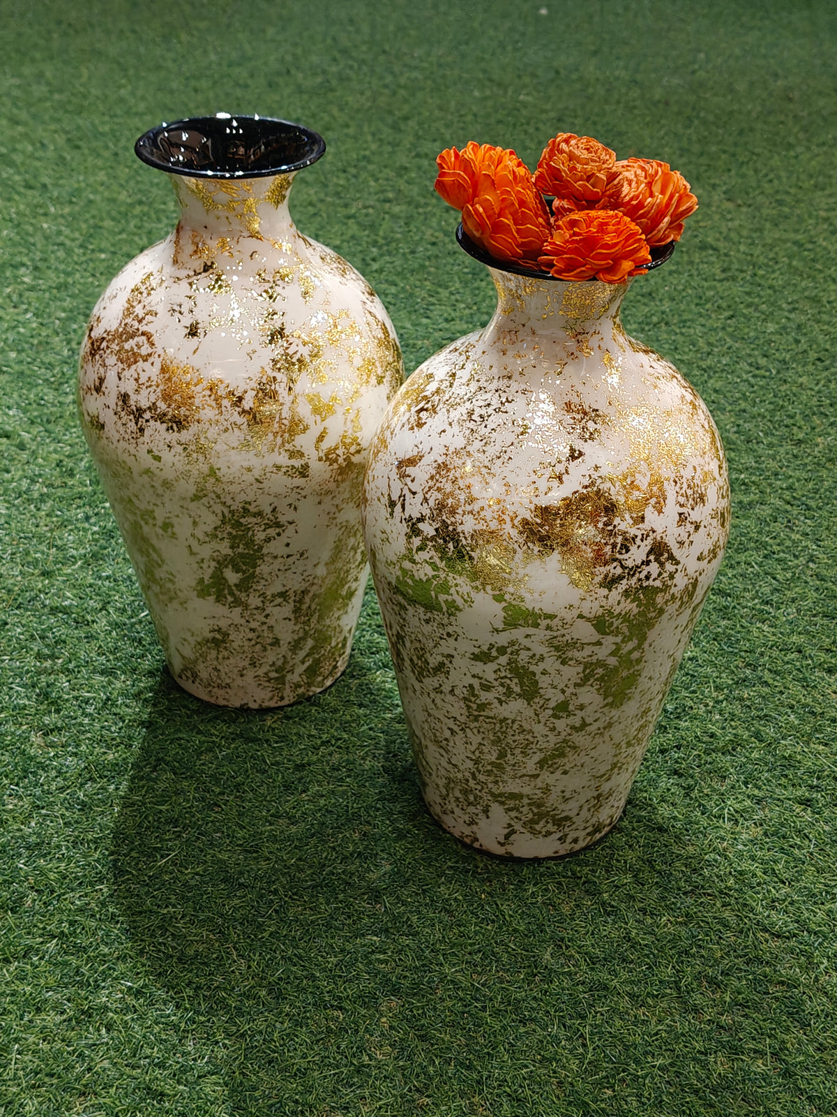 12 Inches  metal flower vase - home decor