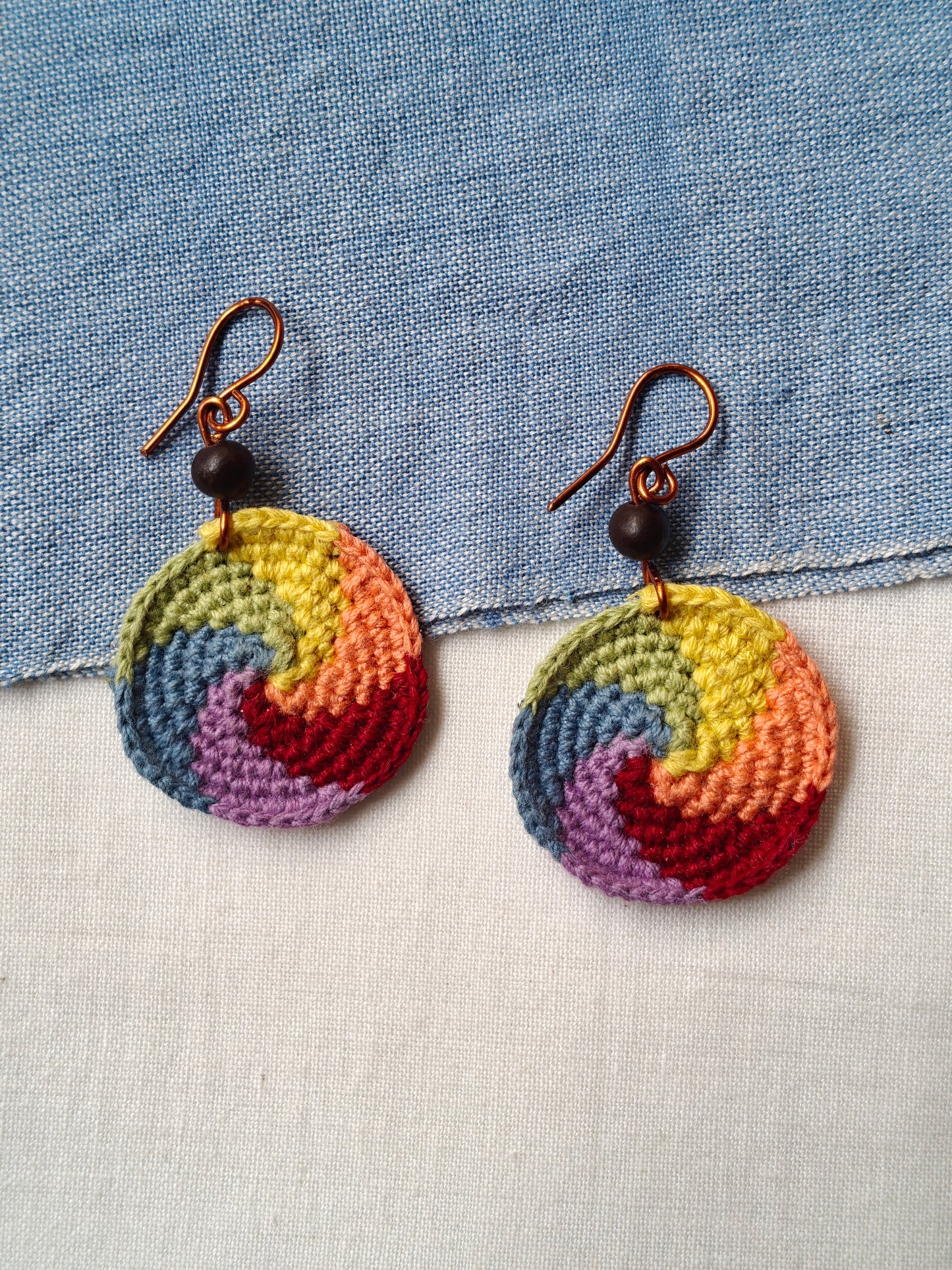 Seed earrings collection - handcrafted hooks