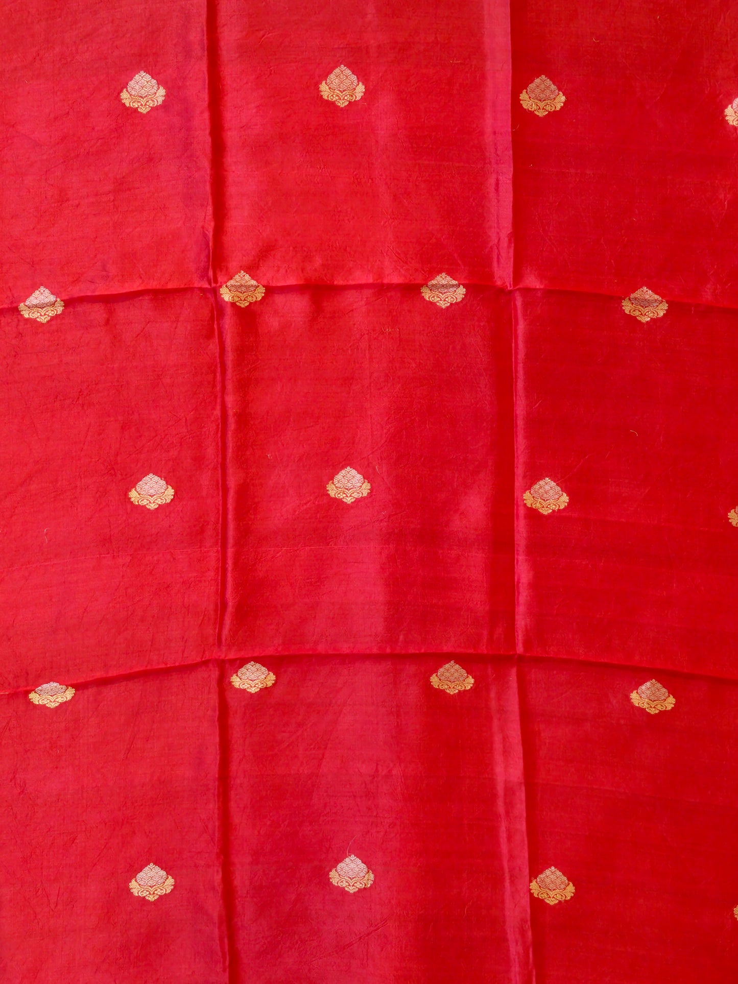 Handloom silk unstitched blouse piece with butis - color options available