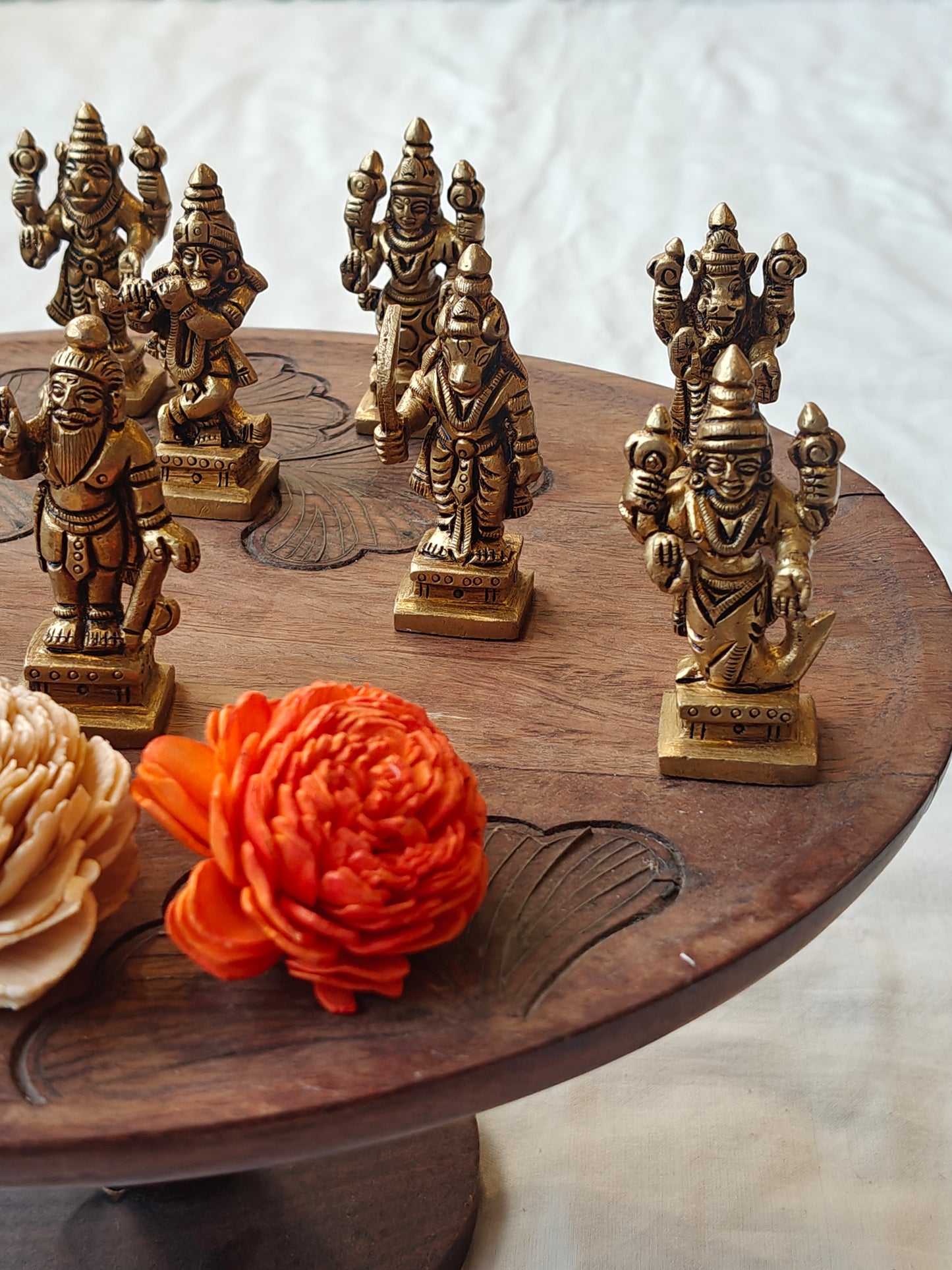 Brass Dasavatar - set of 10 pieces