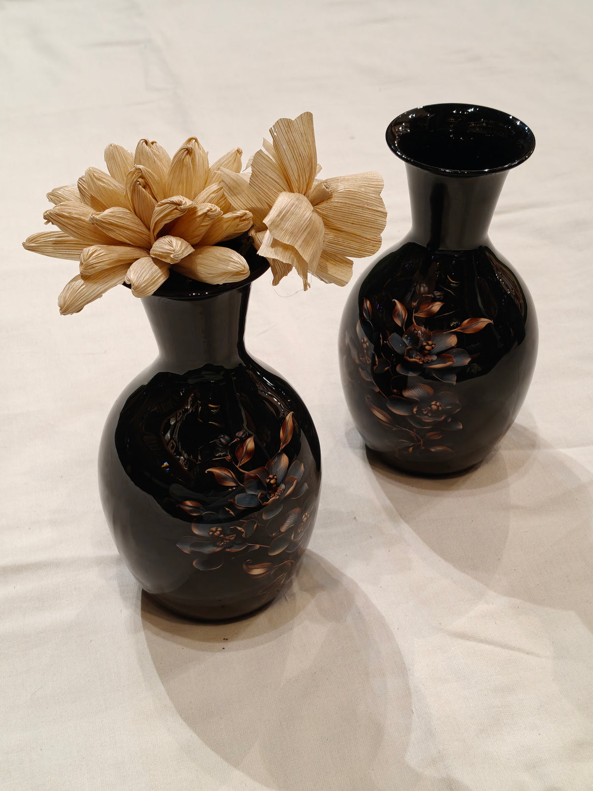 7 Inches metal flower vase - home decor