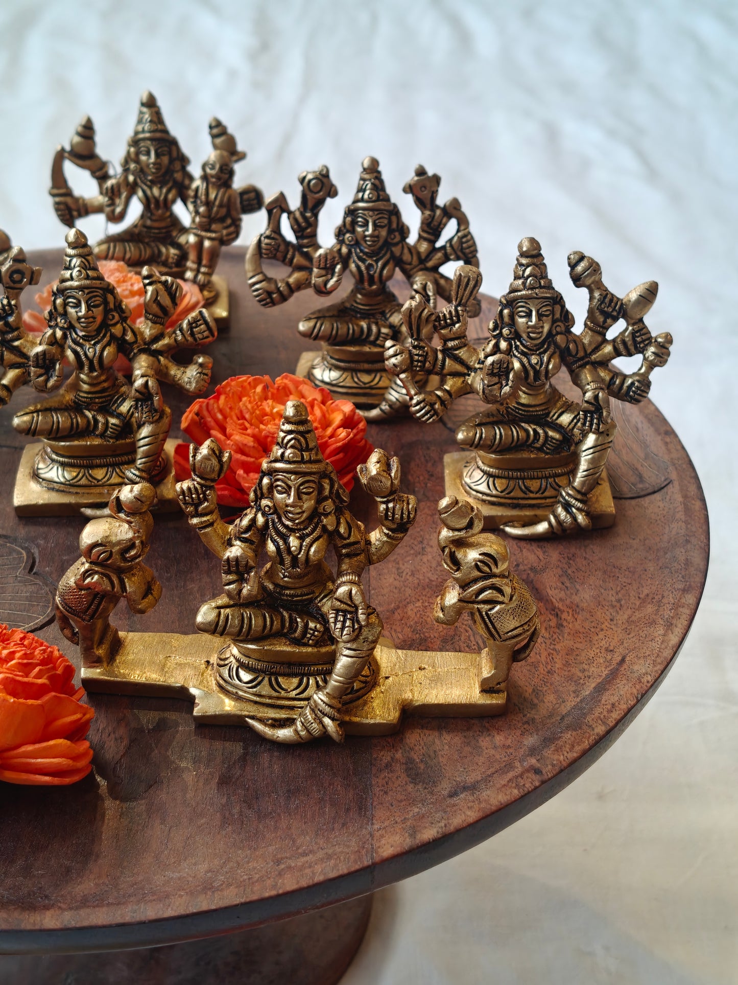 Brass Ashta Lakshmi- set of 8 pieces