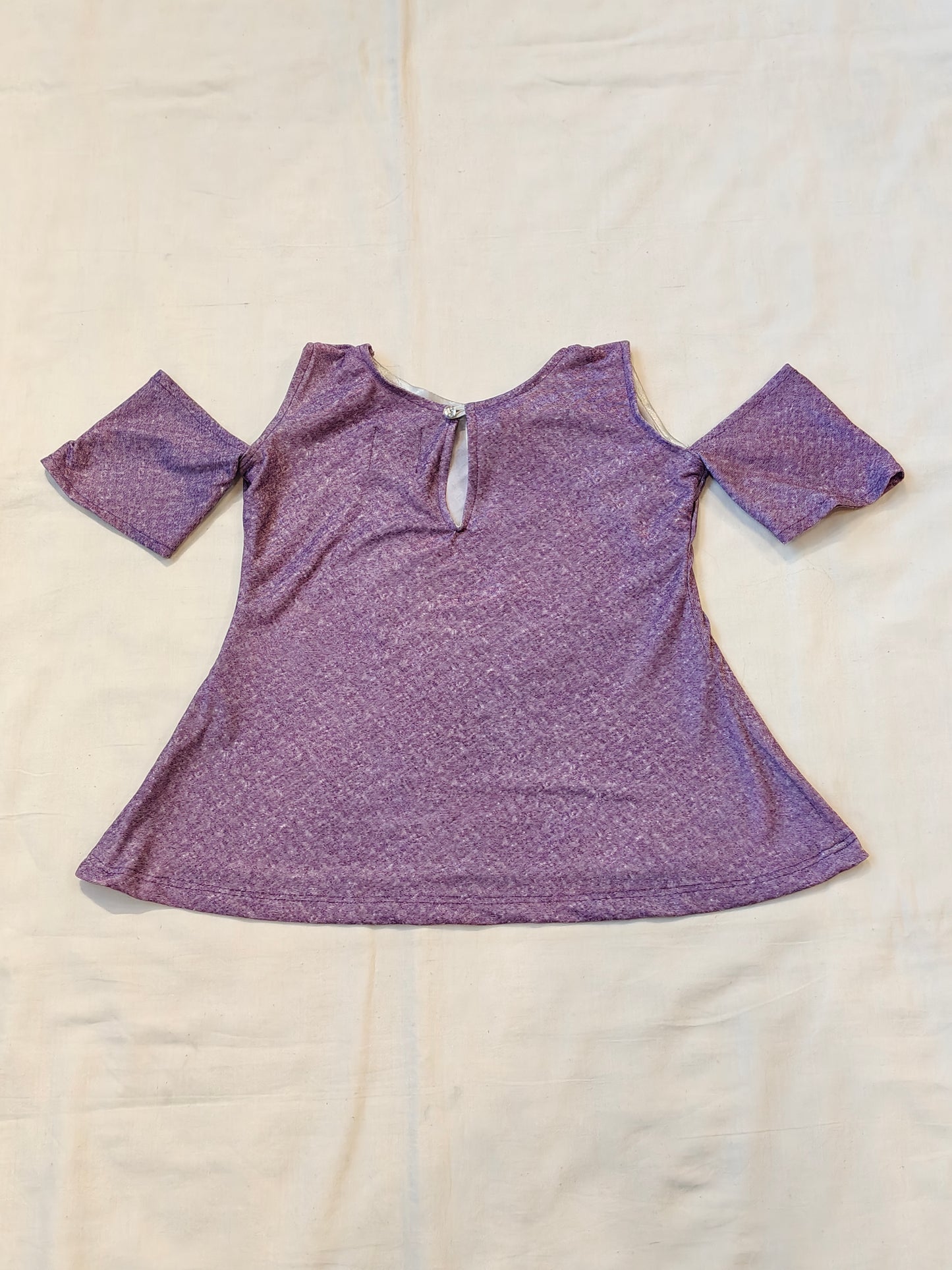 cold-shoulder top for girls - multiple colors available