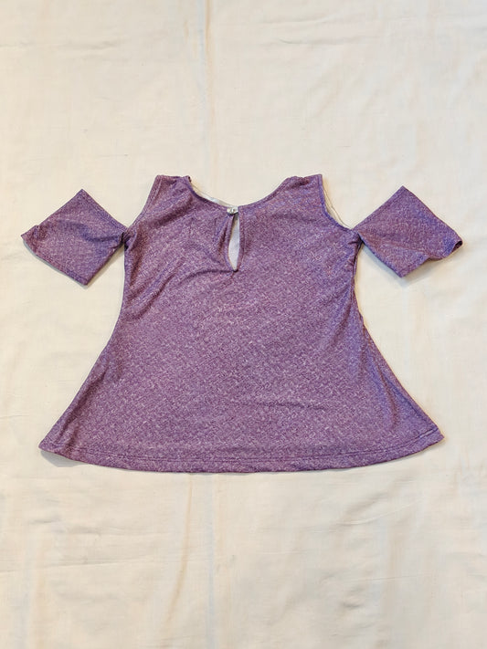 cold-shoulder top for girls - multiple colors available
