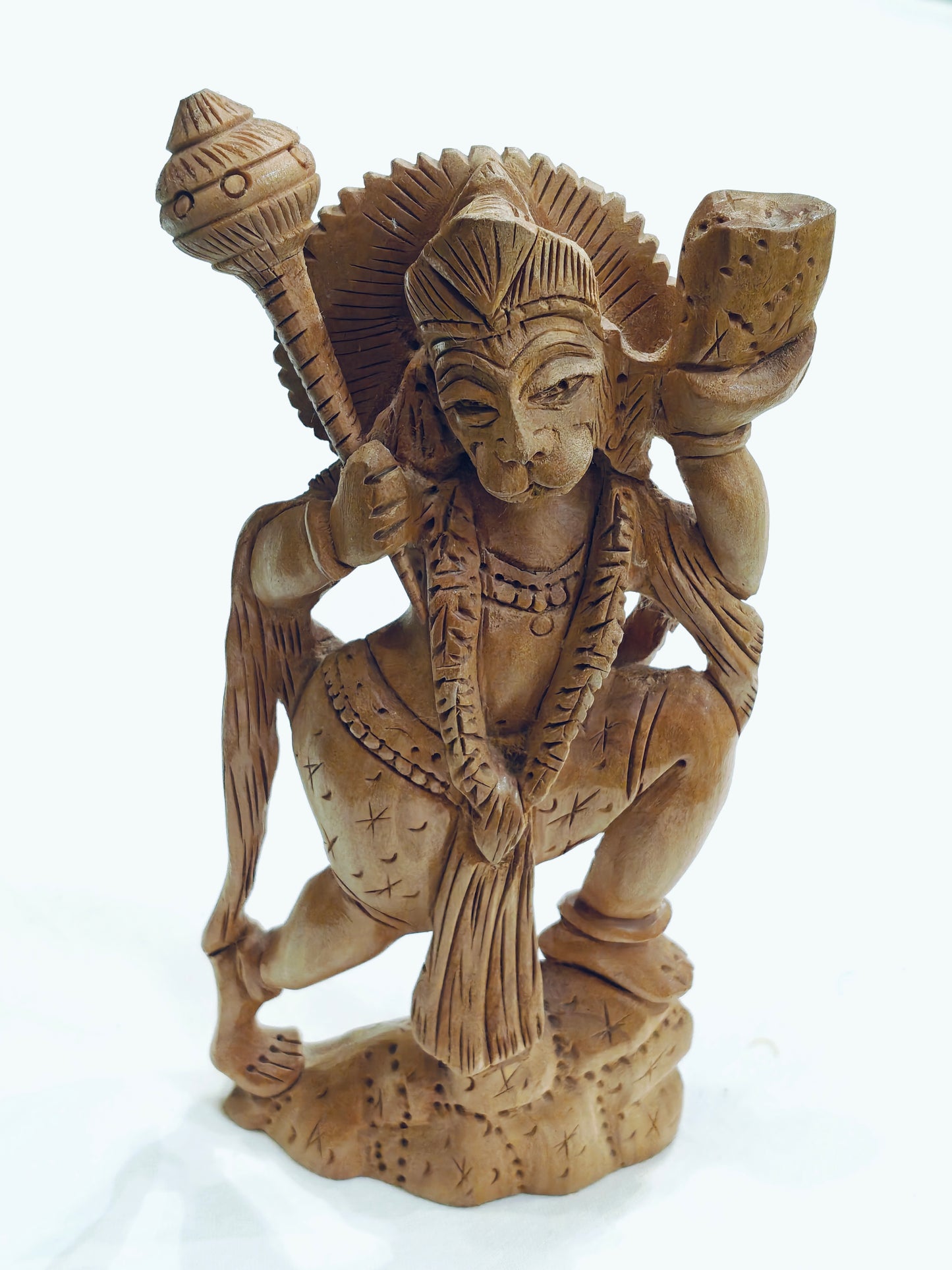 Hanuman ji statue - Hancrafted in wood