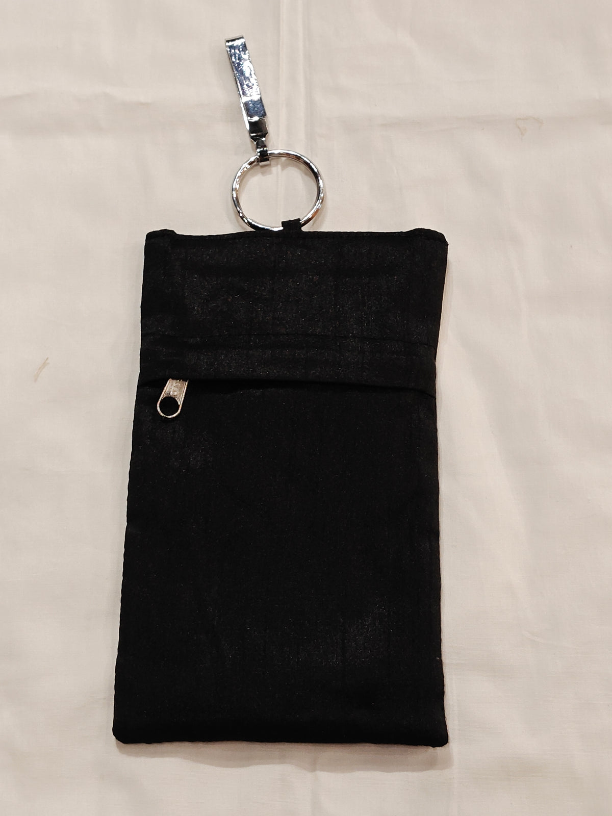 Silk embroidered phone pouches with waist clip on and a sling - multiple options available