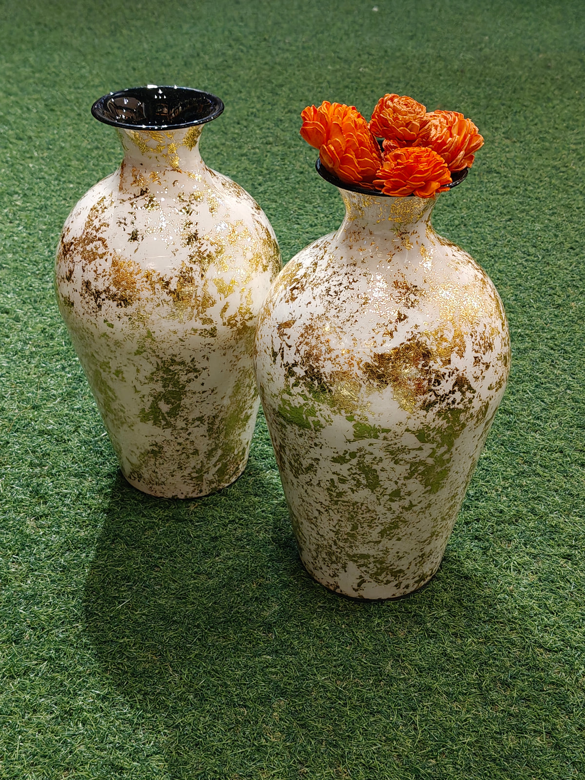 12 Inches  metal flower vase - home decor