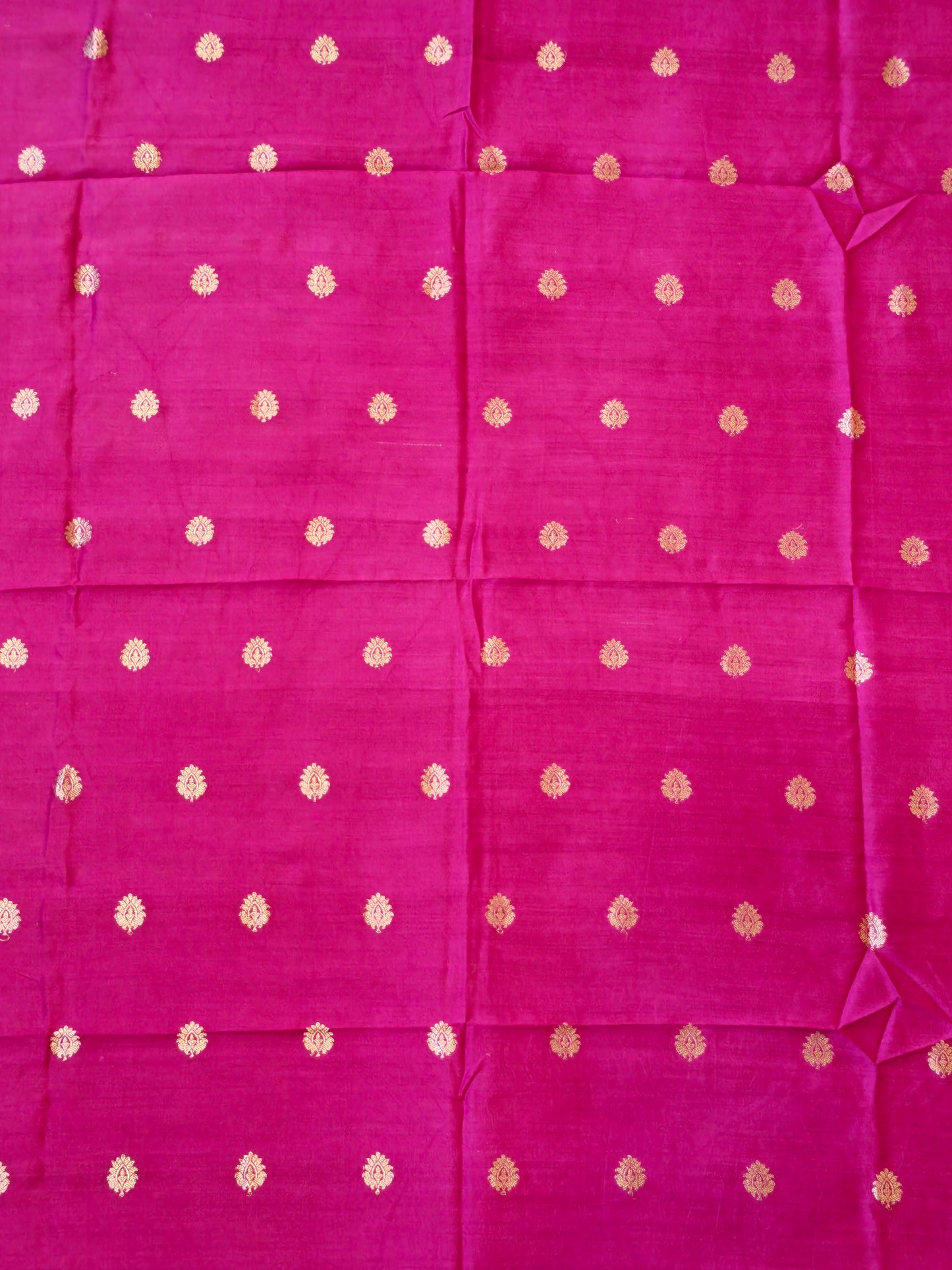 Handloom silk unstitched blouse piece with butis - color options available