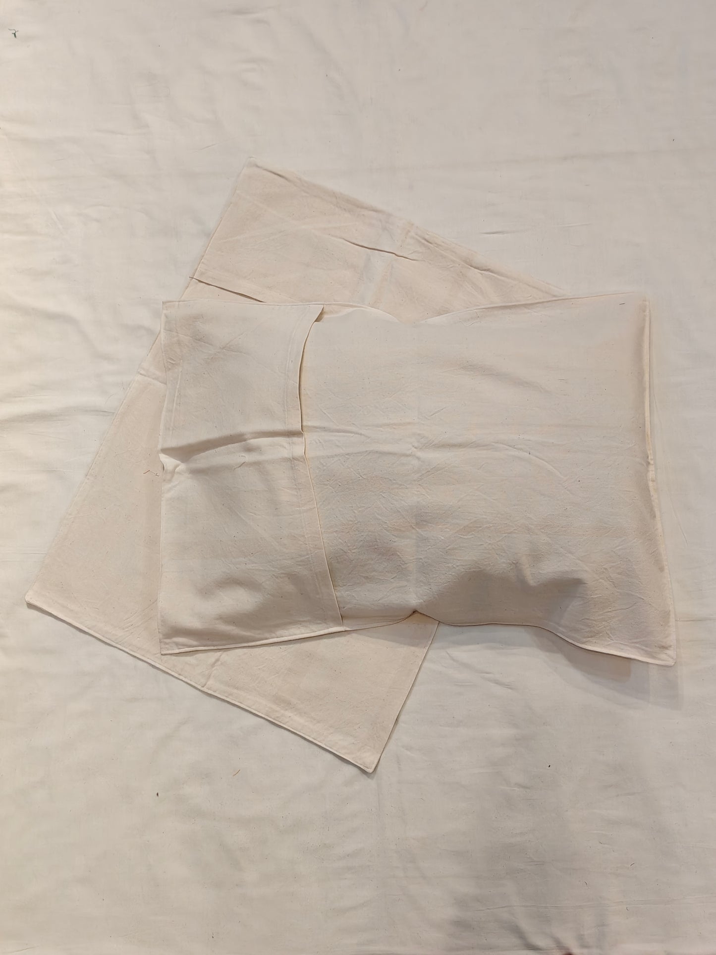 Plain cotton pillow cases
