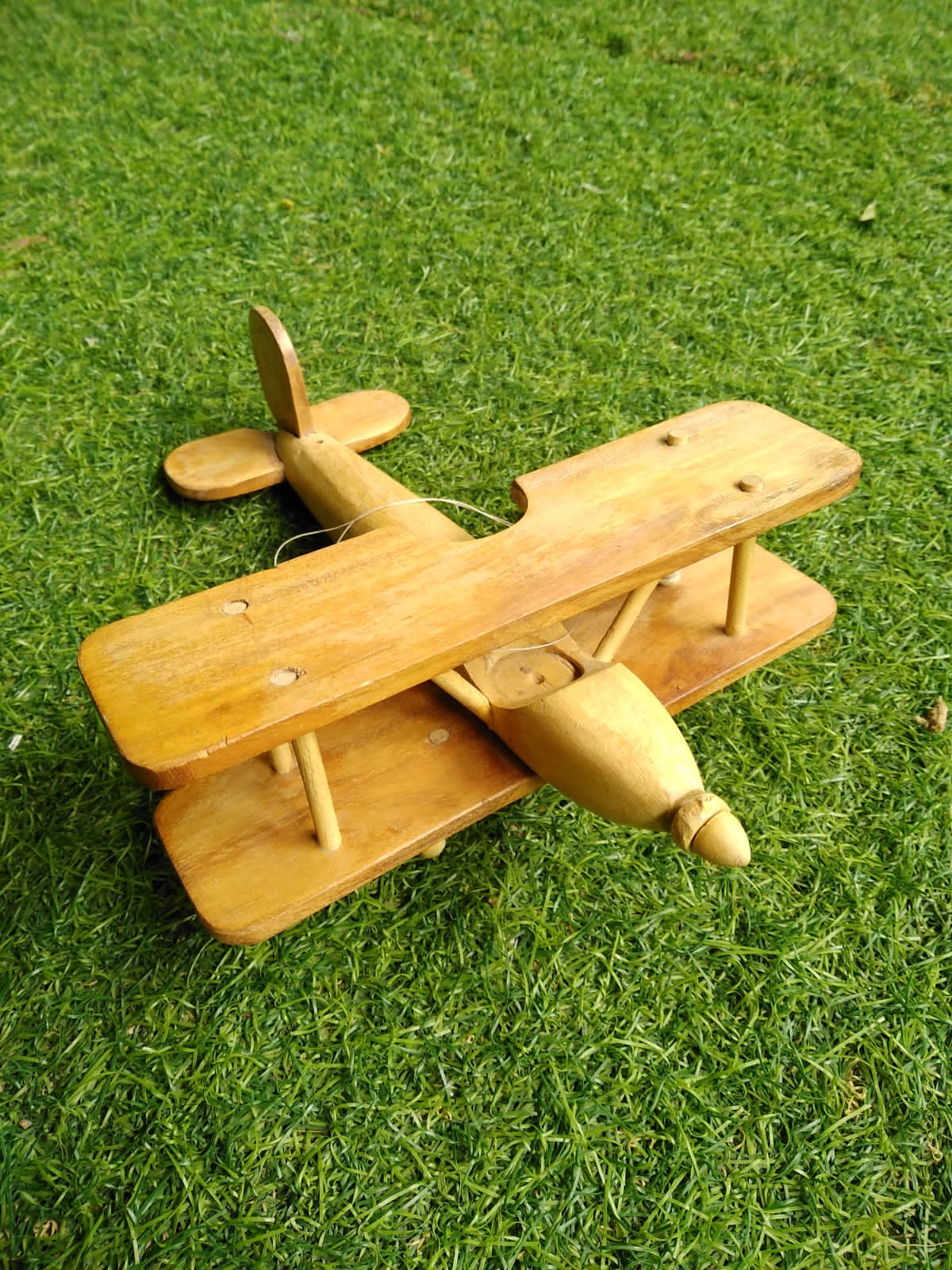 Wooden aeroplane miniature