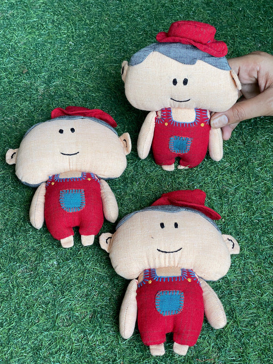 Mr Farmer - Handmade cotton soft toy