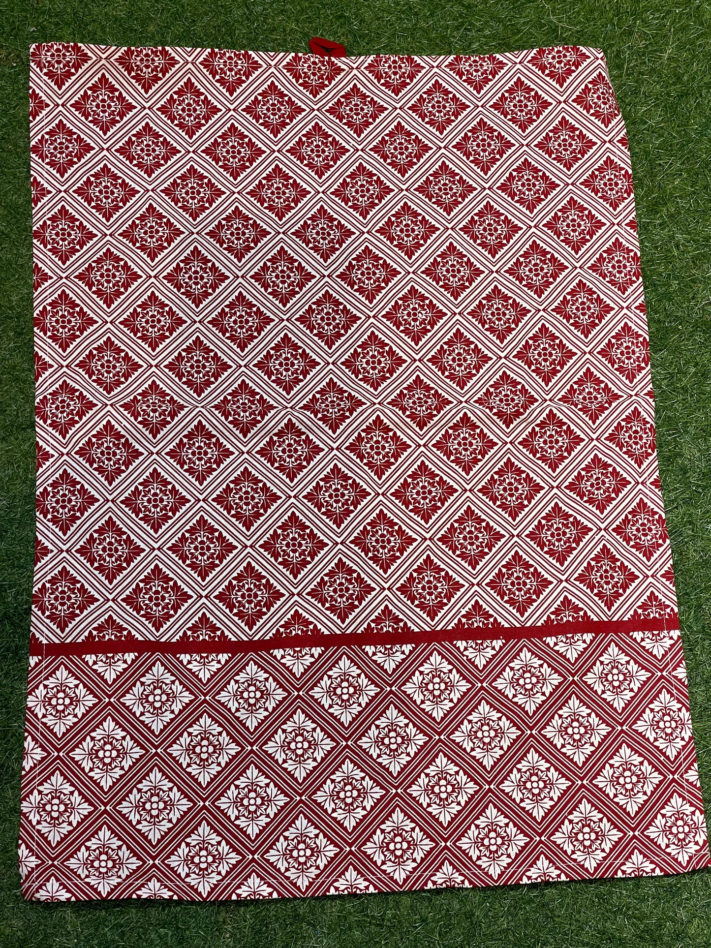 Printed cotton kitchen towels - 5 pc set