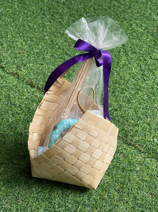 Bamboo handmade gift hamper container