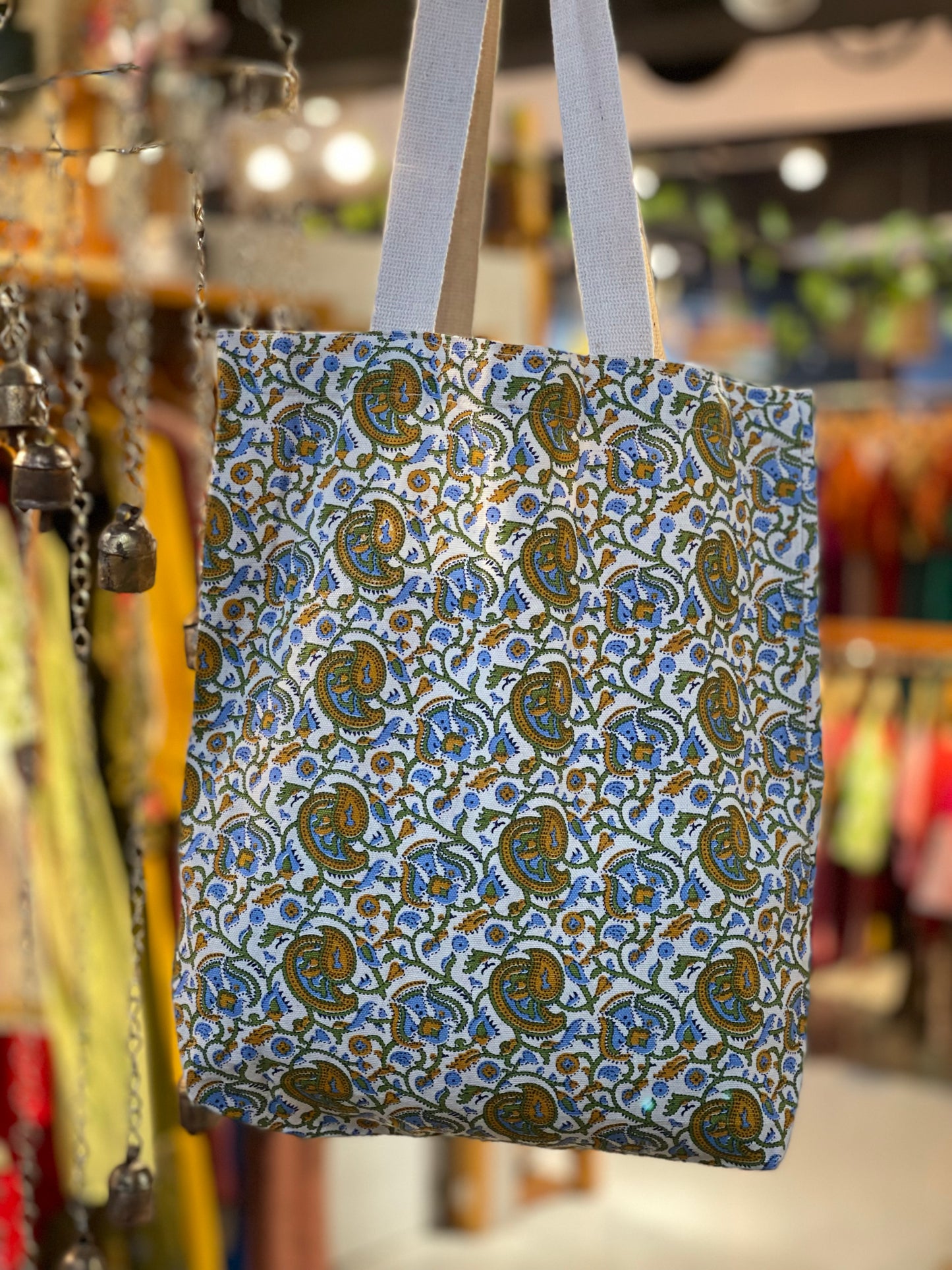 Canvas printed shopping bag