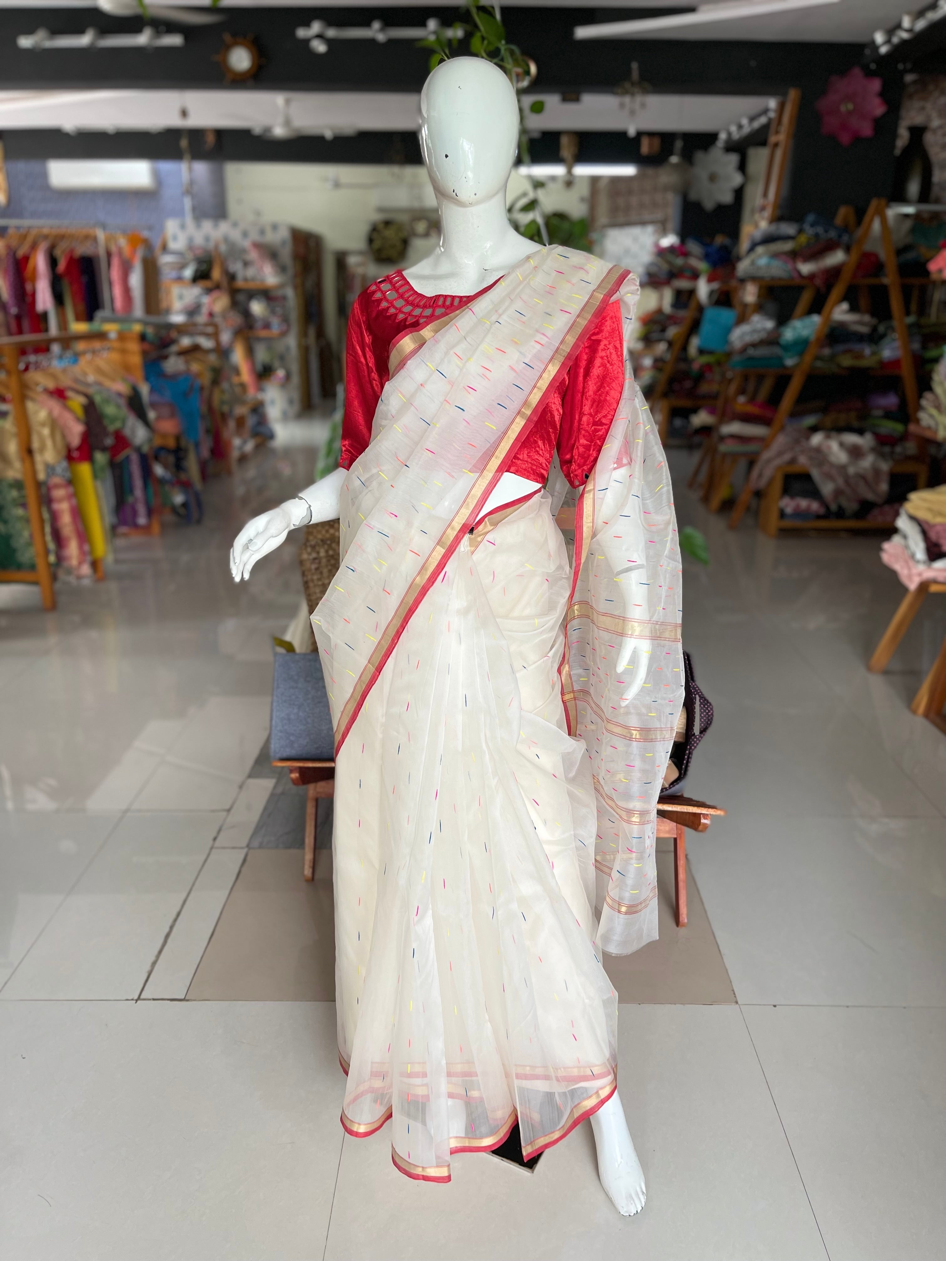 Handloom Sarees - Buy Handloom Chanderi Silk Sarees Online | Kothari Sons